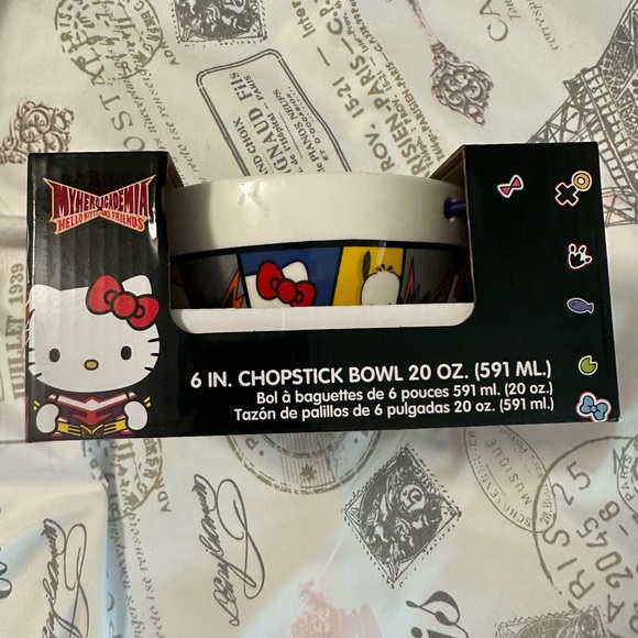 Hello Kitty Other - Hello Kitty® and My Hero Academia 6 in. Chopstick bowl 20 oz.